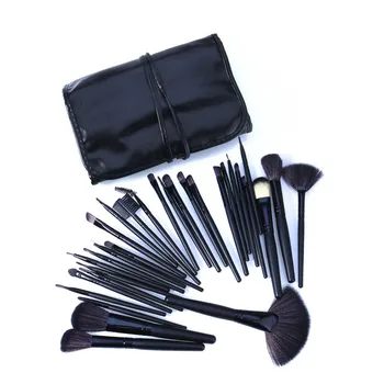 

32pcs Set For Professional Beauty Makeup Brush Sets Cosmetics Foundation Shadow Tools Liner Eye Concealer Make Up Kit Pouch Bag