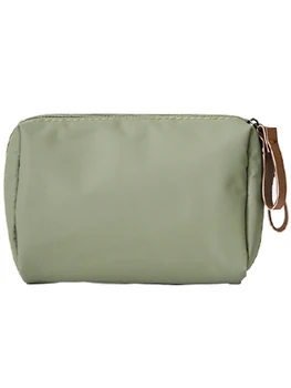 

Portable Small Cosmetic Bag Women Travel Makeup Storage Bag Closet Organizer Solid Color Reusable Organizador Storage Bag EB50SN