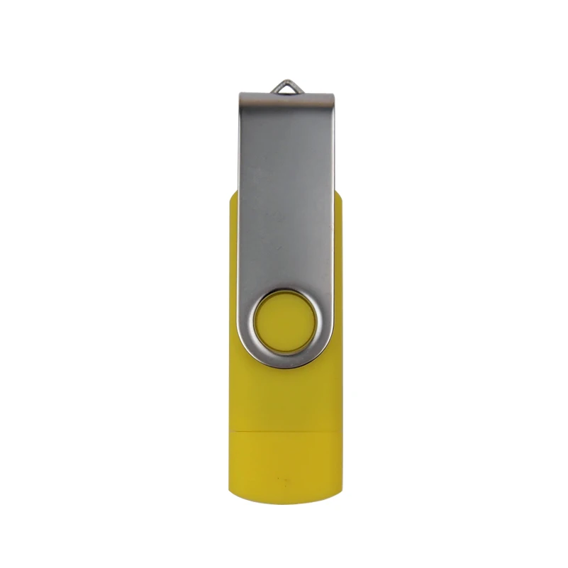 10 шт./лот otg micro usb флеш-накопитель 4 gb/8 gb/16 gb/32 gb/64 gb изготовленный на заказ логотип внешнее запоминающее устройство двойной Применение memory stick - Цвет: yellow