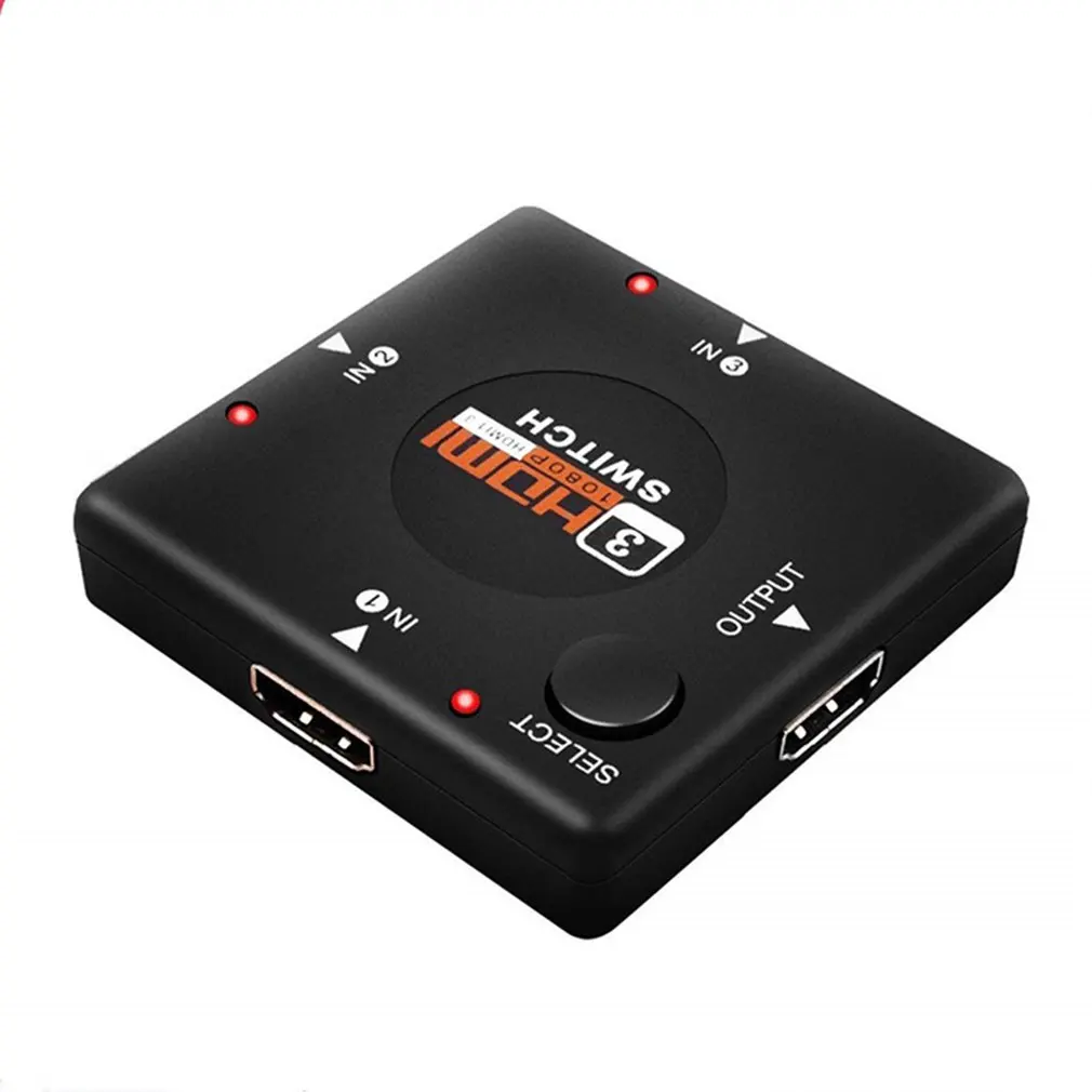 Hdmi Mini Switcher 3 устройства в 1 переключатель телевизора 3 варианта селектора 1080P 3 в 1 выход Hdmi сплиттер Поддержка 3D