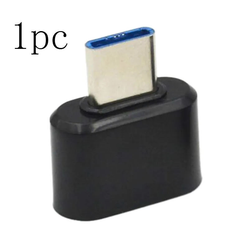 Type-C штекер USB 3,0 Женский USB C конвертер для samsung MacBook mi6 Nexus 5x6 p USB адаптер - Цвет: black 1pc