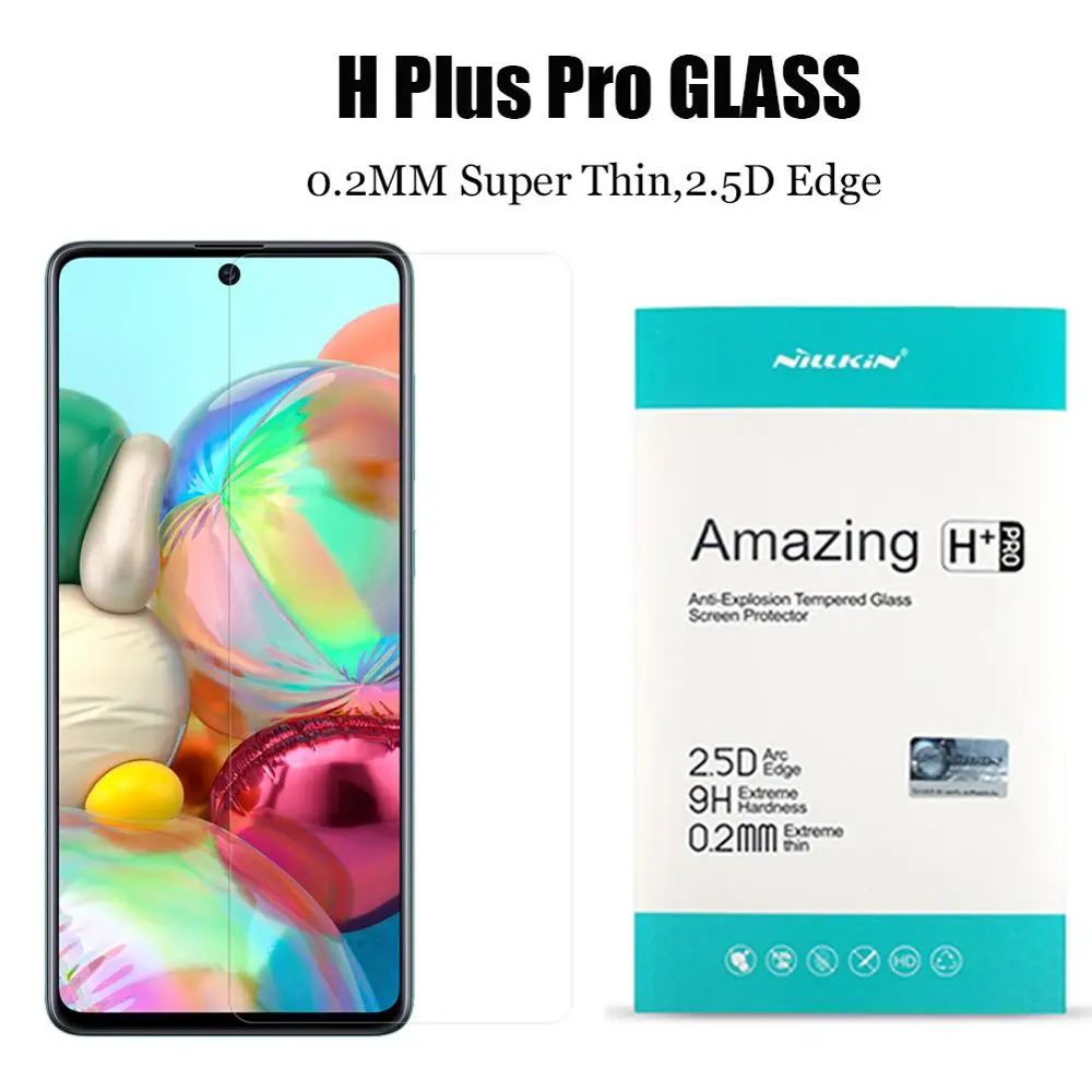 Закаленное стекло Nillkin с полным покрытием для Samsung Galaxy A50/A51/A50s/A70/A71/70s/A30/A30s/A31/A41/A11