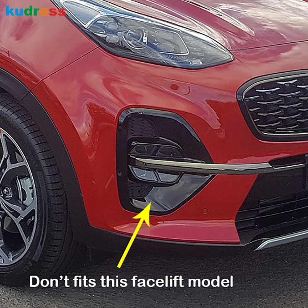Передний противотуманный светильник Накладка для KIA Sportage 2017 2018 ABS хромированный