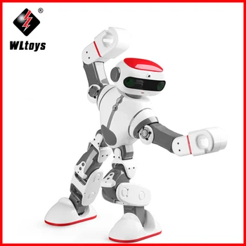 شراءالأصلي WLtoys F8 دوبي ذكي الإنسان RC روبوت التحكم الصوتي RC روبوت مع الرقص/الطلاء/اليوغا/قصص لعبة تعمل بالريموت نموذج
