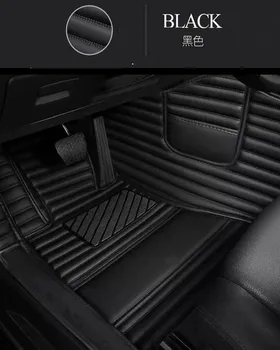 

Car floor mats with Logo/Brand Logo for Toyota Camry Prado RAV4 Mark X Corolla Highlander Land Cruiser 200 5D car-styling liners