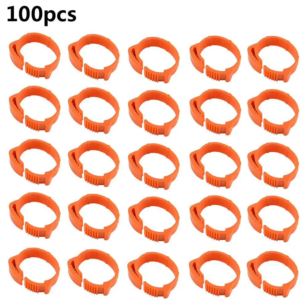 

100pcs Poultry Foot Ring 16mm 20mmNO:001-100 Poultry Digital Clamp Ring Chicken Duck Goose Foot Ring Poultry Farming Equipment