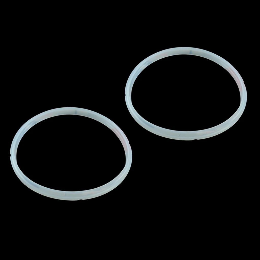 2x Silicone Sealing Rings Replacement 5L/6L Pressure Cooker Universal New