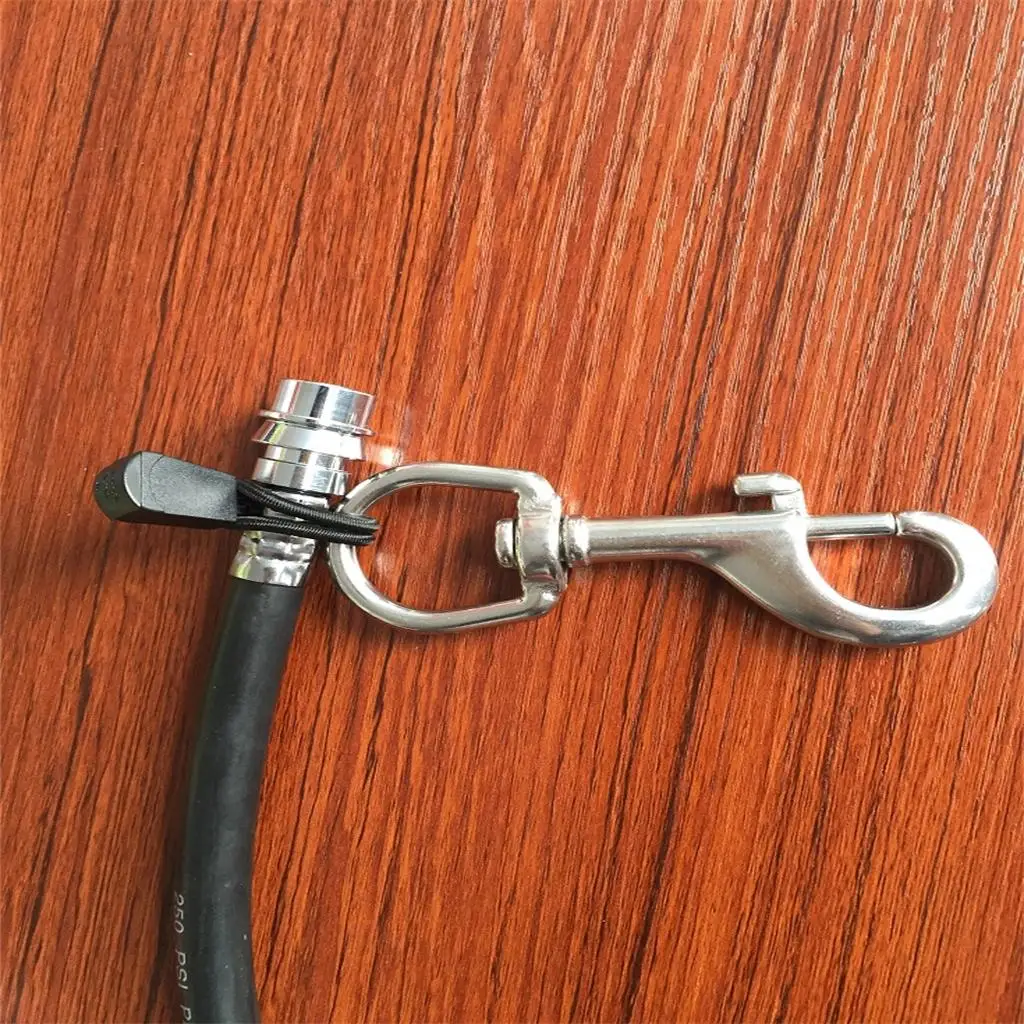 Dive Hose Clip Retainer - Snap Clip Holder Bungee Rope Cord for Scuba Diving