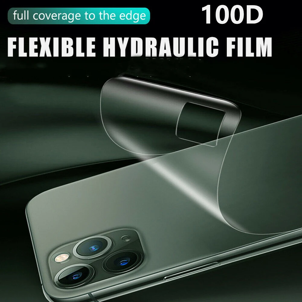 100D Защитная пленка для задней панели iPhone 11 Pro Max передняя нано SE 2020 X Xs max Xr 8 7 6s 6 plus