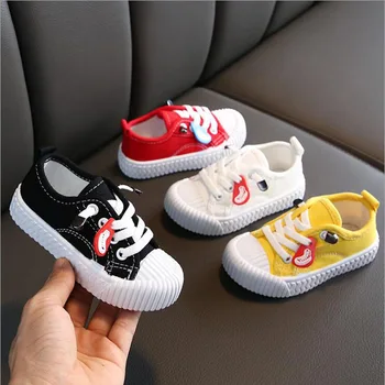 

New Kids Shoes Baby Boys Girl Canvas Shoes Casual Sneakers for Boys Toddler Children Shoes Breathable Student Shoes Size 21-38