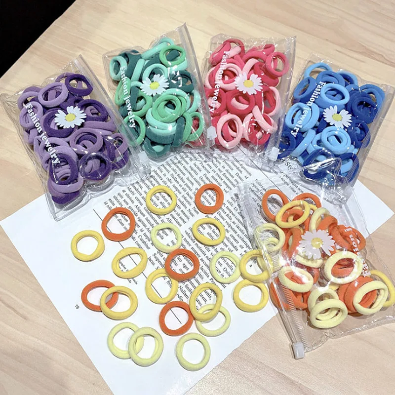 

The Little Headbands about 50 Children Will Not Harm Your Hair Baby Towel Rings of Various Colors Fashion Accessories Headwear