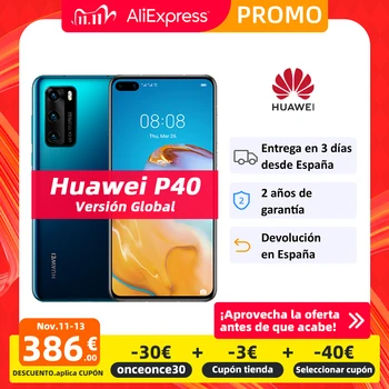 

Global version Huawei P40 5G Smartphone Kirin 990 8GB 128GB 50MP triple camera 6.1 ''Android 10 22.5W SuperCharge NFC