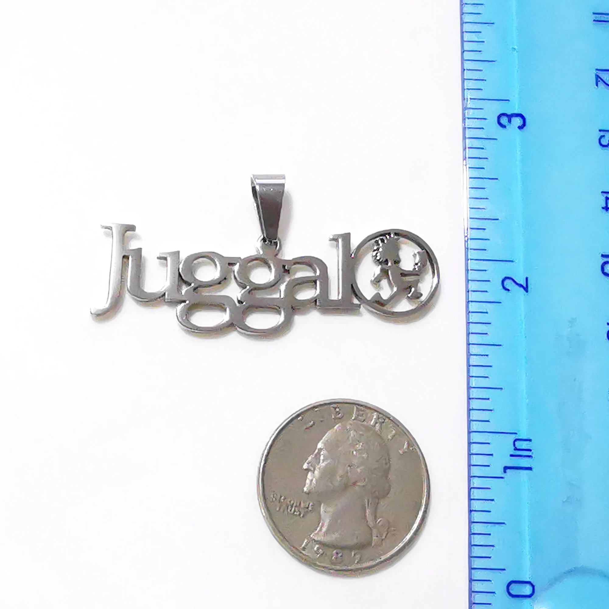 Mens Juggalo Hatchetman Hatchet Pendant Charms Stainless Steel ICP Jewelry Necklace 30'' ball chain 3