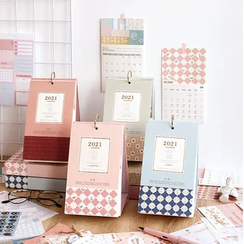 

1pcs Calendar Planner Schedule Book Cute Stationery Student Mini Planners School Supplies Loose Leaf Planners