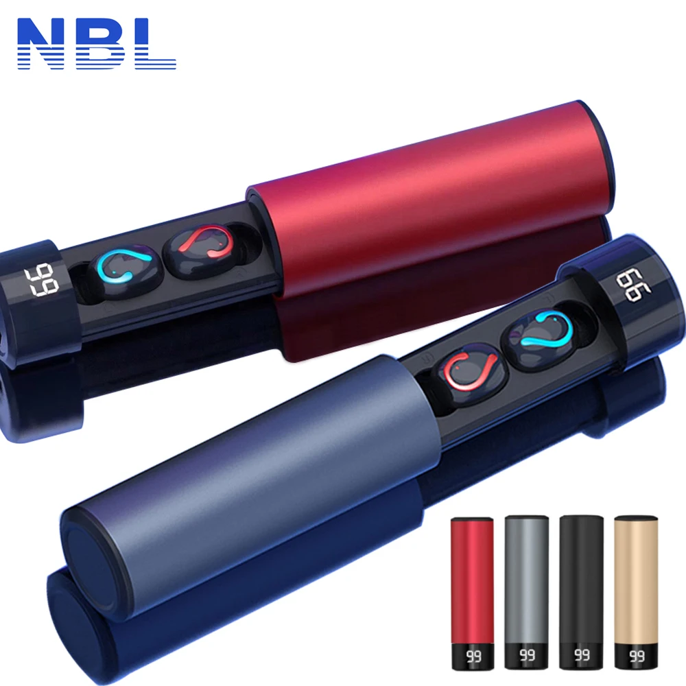 

NBL TWS Fashion Wireless Earbuds Bluetooth Earphone 5.0 Sport Mini Headset Waterproof Sweatproof HiFi 5D Stereo In-Ear Earphone