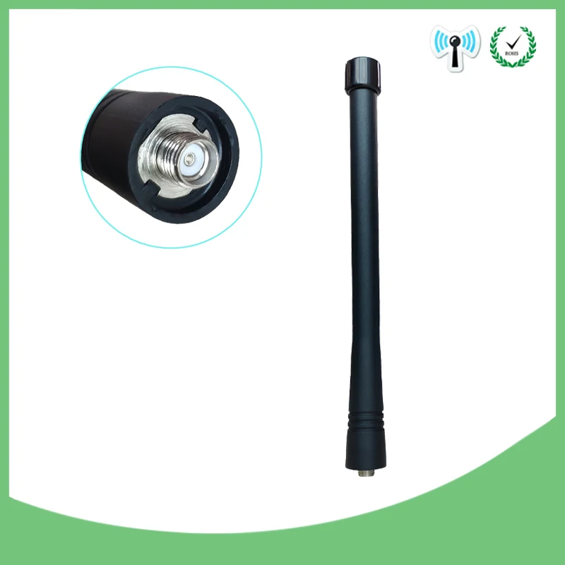 1pc Автомобильная антенна для Motorola one для e398 g6 razr v3i e5 p30 sma uhf walkie talkie тактический для baofeng 5r vhf dmr 430 МГц - Цвет: 1pc