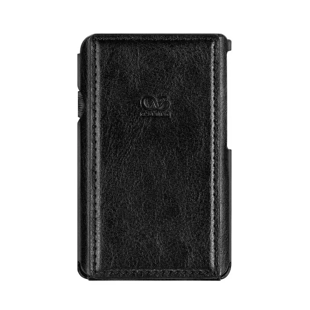 SHANLING M2x кожаный чехол защитный чехол для Shanling M2x HIFI портативный mp3-плеер - Цвет: Черный