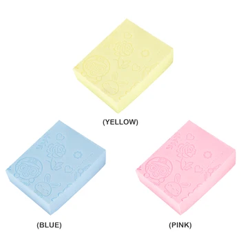 

Infant Baby Shower Bath Sponge Compact Portable Carry Convenient Kids Toddler Soft Rub Brush for Bathing Body Wash