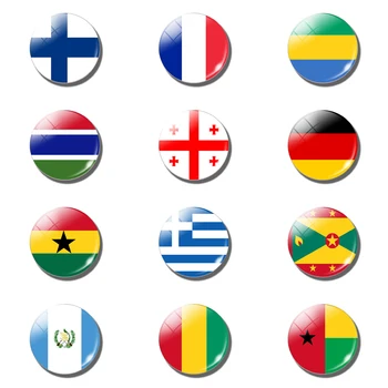

World Flag Refrigerator Magnet Flag Refrigerator Magnet Flag Souvenir Finland France Germany Greece Ghana Guinea Georgia Country