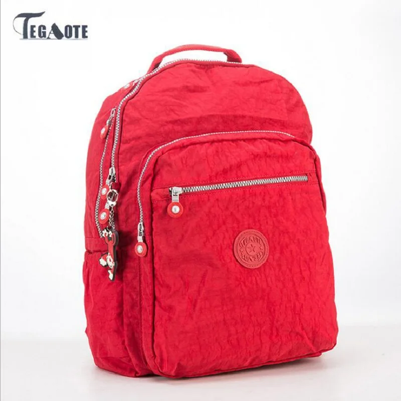 TEGAOTE, женский рюкзак для девочек-подростков, нейлоновые рюкзаки, Mochila Feminina, женский рюкзак для путешествий, школьный рюкзак, Sac A Dos - Цвет: 15