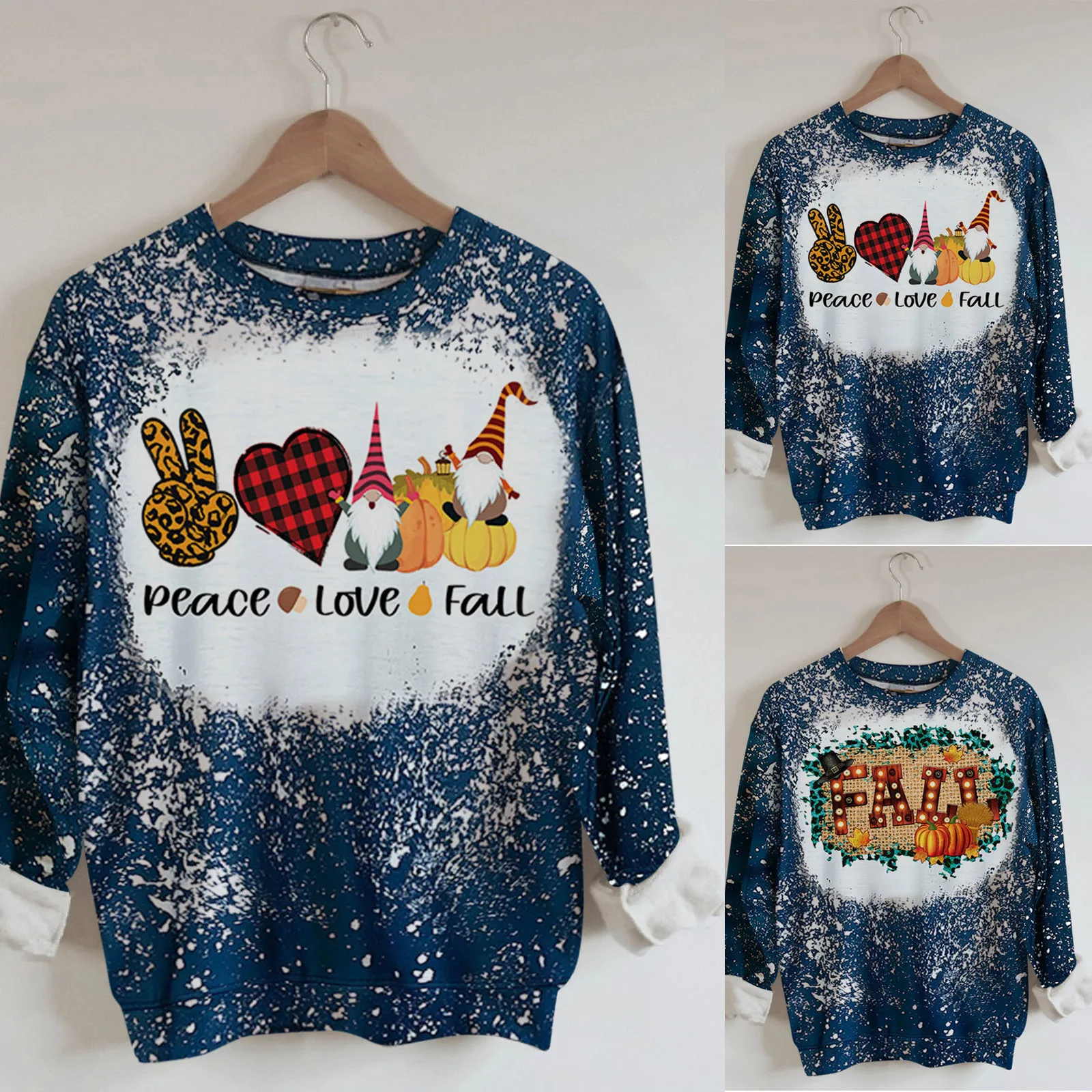Women's Oversized Hoodie Fashion Halloween Pumpkin Ghost Print Sweatshirt Autumn Long Sleeve Loose Hoodies Pullover Plus Size 1