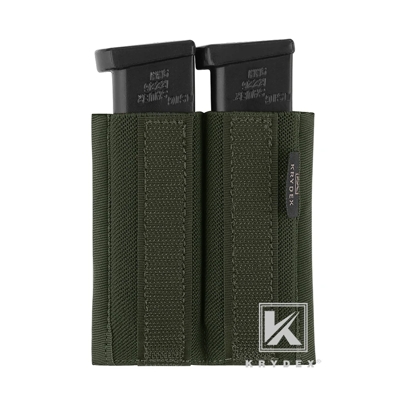 KRYDEX RG Pistol Double Magazine Insert Pouch Spiritus Style Elastic Built-in Holder For Micro Fight MK3 MK4 Chest Rig | Спорт и