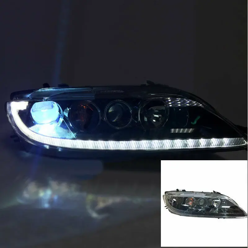 Для Mazda 6 2003 2004 2005 2006 2007 2008 ксеноновая лампа для автомобиля фара в сборе с двойным