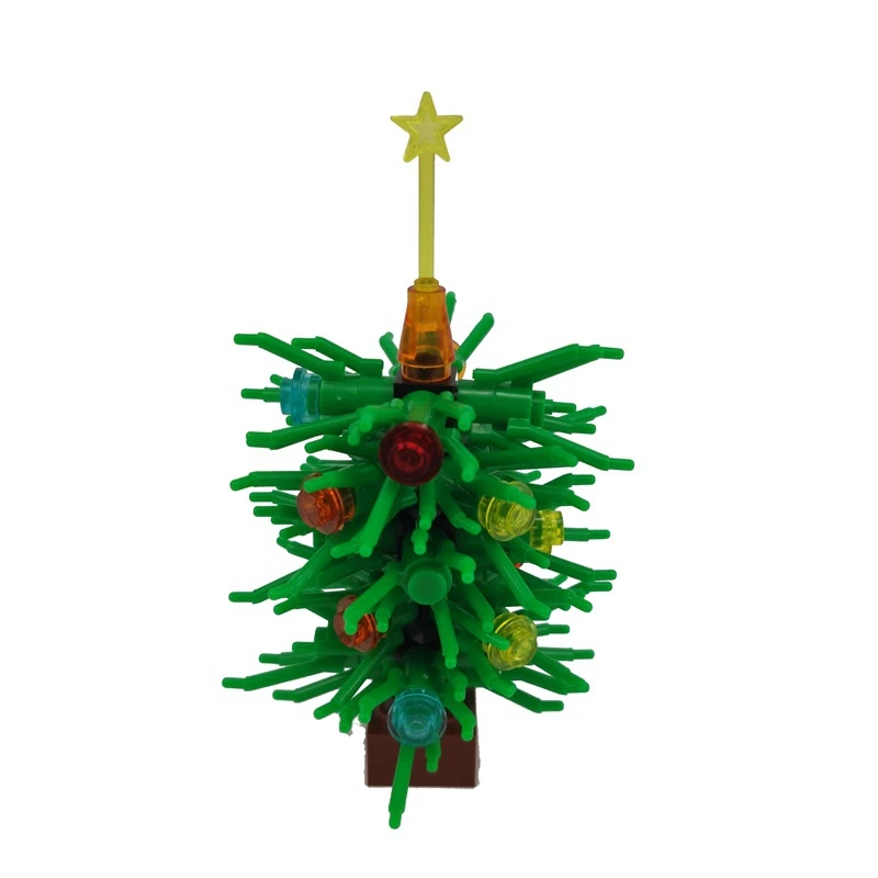 

Legoing Christmas Tree City Series Kids MOC Locking Blocks DIY Building Particles Toys Figures Bricks Parts Legoings Cities Kits