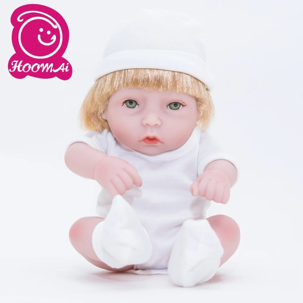 Горячая продажа Bebe Reborn Baby Doll игрушка новорожденный полный винил тела 10 &quot25 см