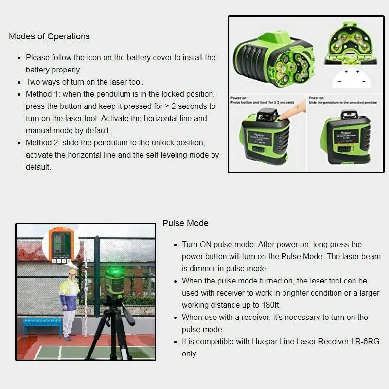 PINTUDY 6 Green Cross Line Laser Level with 1 Dots Self Leveling+Traget Card 622G Niveles Para Construcion Vertical Horizon IP54