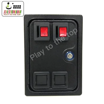 

Arcade Double Coin Door With Quarter Acceptor For MAME or Arcade Replacement Iron Door Construction 1 order