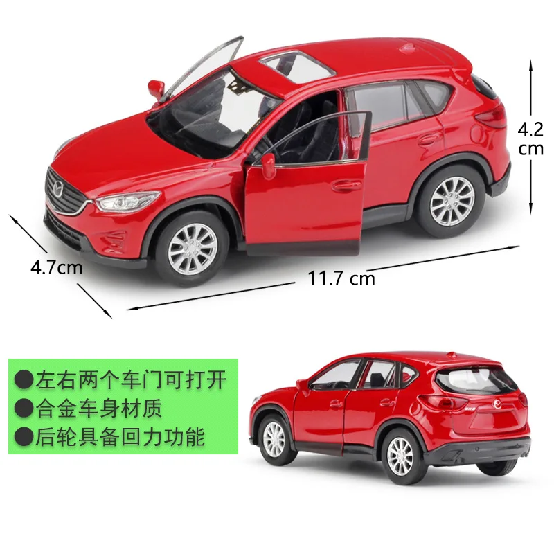Модель автомобиля WELLY 1:36 Mazda CX 5 SUV из сплава коллекционная Игрушечная модель
