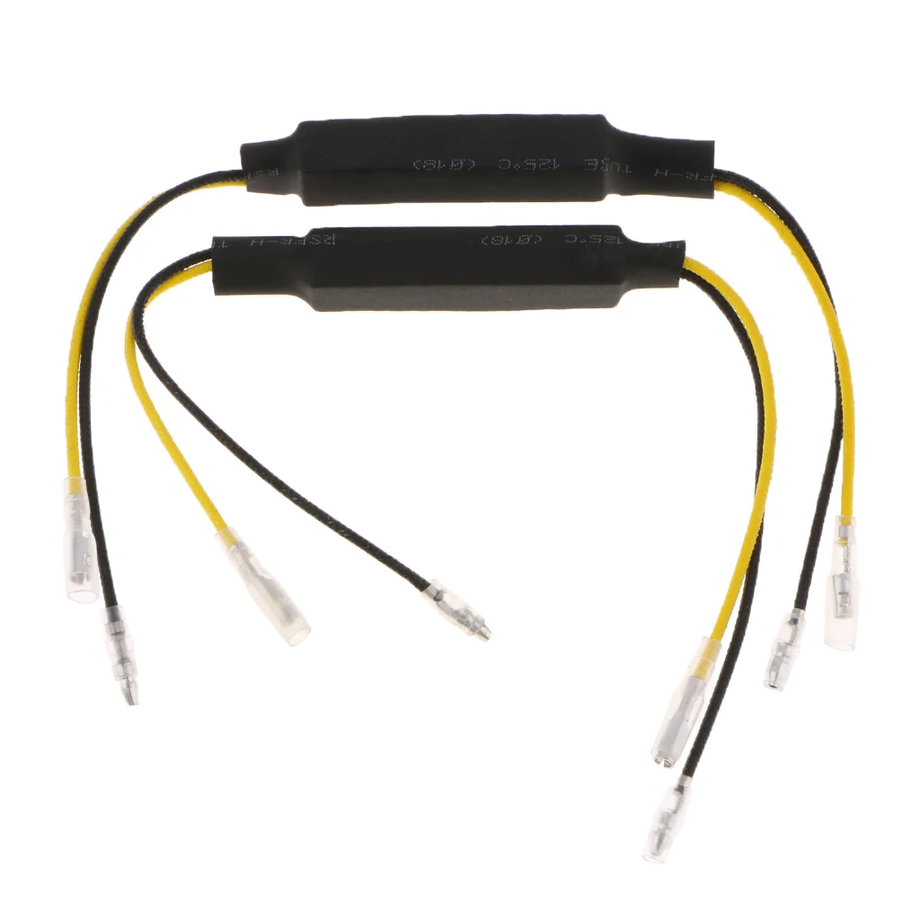 2Pcs 21W Load Resistor Decoder for Motorcycle LED Turn Signal Conversions