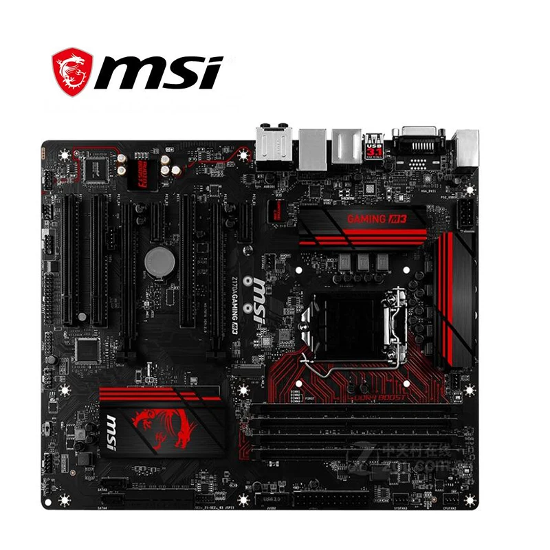Материнская плата для MSI Z170A GAMING M3 LGA 1151 DDR4 Intel Z170 Z170M десктопная материнская SATA III