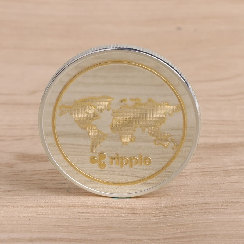 Памятная монета Ripple XRP сплав коллекция подарок сувенир ремесло и творчество Биткойн
