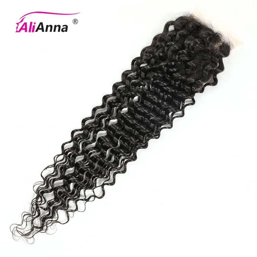 

6x6 Closure Alianna Hair Deep Wave Closure Peruvian Human Hair Closure Remy Hair Weaving 5x5 Lace Closure Cheep Hair For Women