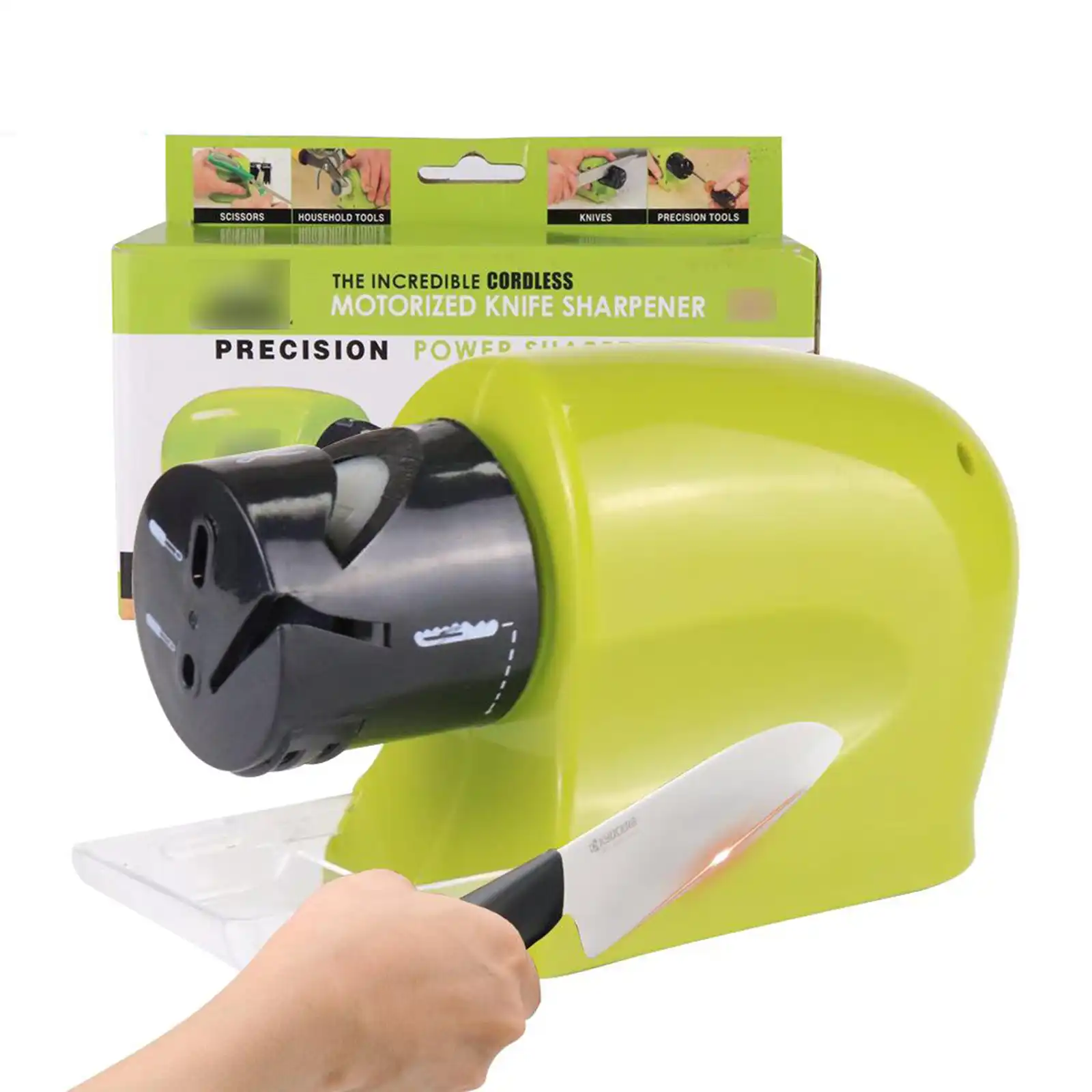 Multifunctional Electric Sharpener ABS+Diamond Kitchen Tools NEW Y8O3 