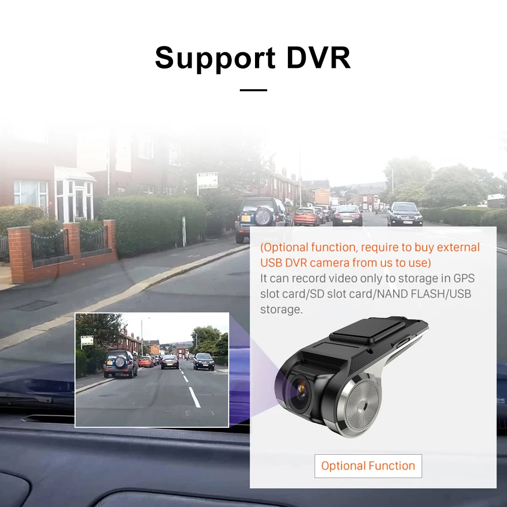 AMPrime Android 7 ''TFT емкостной сенсорный экран автомобильный мультимедийный видео