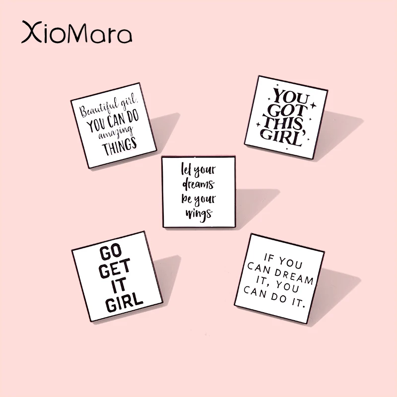 

Geometry Sticky Note Enamel Pins Custom Encourage Dialogue Stop Introvert Metal Quote Brooches Bag Hat Badge Lapel Jewelry Gifts