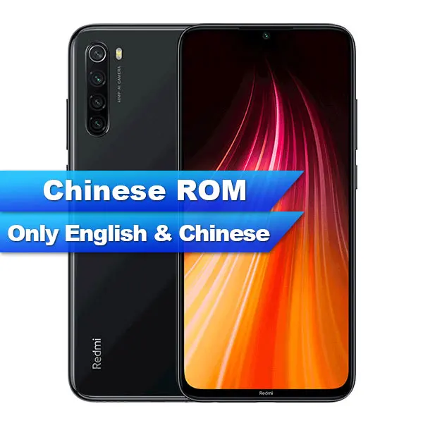 Black Chinese ROM Xiaomi Redmi Note 8 с глобальной прошивкой, 6 ГБ, 128 ГБ, Смартфон Snapdragon 665, четыре ядра, 6,3 дюйма, 48мп, задняя камера, 4000 мАч, поддержка телефона - Цвет: Black Chinese ROM
