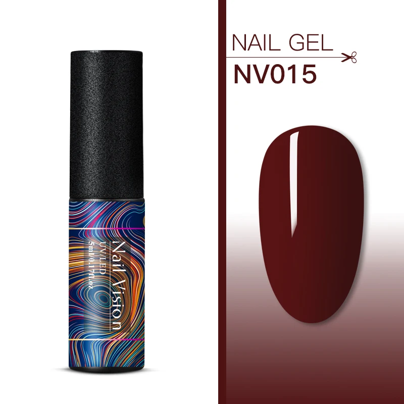 Nail Vision, 176 цветов, чистый цвет, набор гель-лаков, UV Vernis, полуперманентный, впитывающий, 5 мл, Гель-лак для ногтей, маникюра - Цвет: S06610