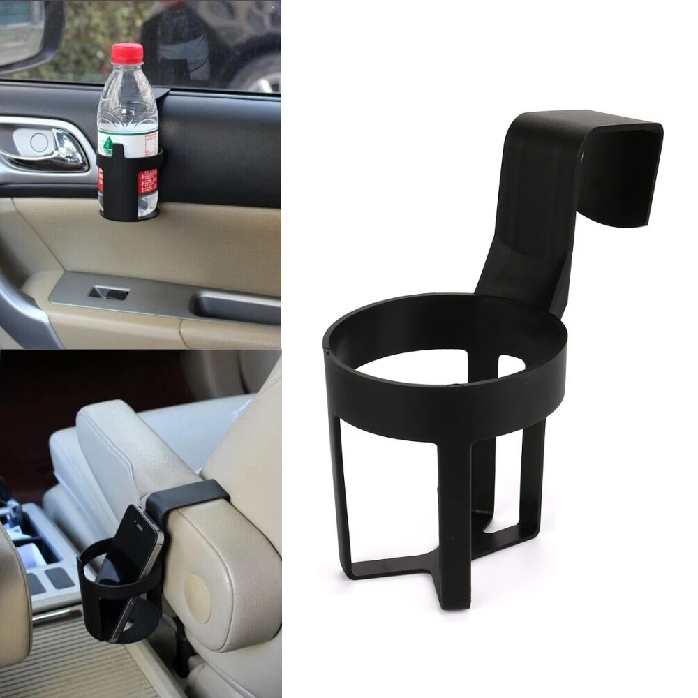Black Car Drink Holder Beverage Bottle Cup Mounts Holders Interior Car