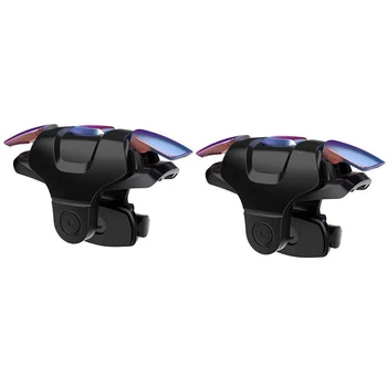 

2pcs Metal Mobile Trigger Gamepad Gaming Shooter Mobile Controller Smart Phone Fire Button Aim Key Joystick for PUBG Joypad