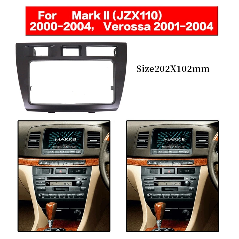 Car Radio Fascia for Toyota Mark Ii Jzx110 Verossa Stereo Dash Kit Installation | Автомобили и мотоциклы