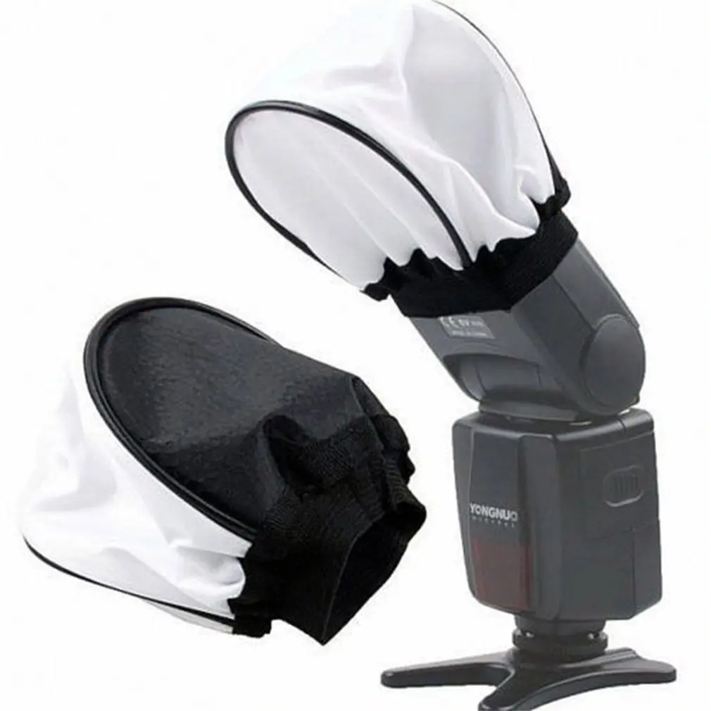 

1pc universal Foldable Cloth Soft Box Flash Bounce Diffuser for Canon 580EX 430EX II/550EX/540EZ Wholesale Drop Shipping