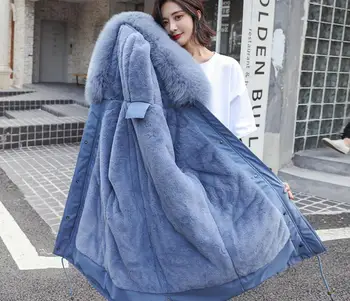 

2019 winter Maternity super warm coat Oversize fur collar pregnancy cotton padded jacket Pregnant Women parkas womens wadded down jacket