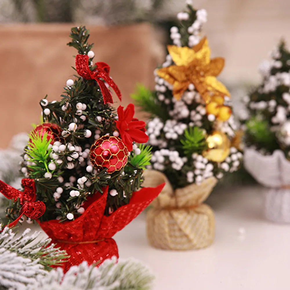Рождественская елка arbol de navidad Новогодняя Мини Рождественская елка маленькая сосновая елка adornos de navidad настольный мини Рождественский Декор