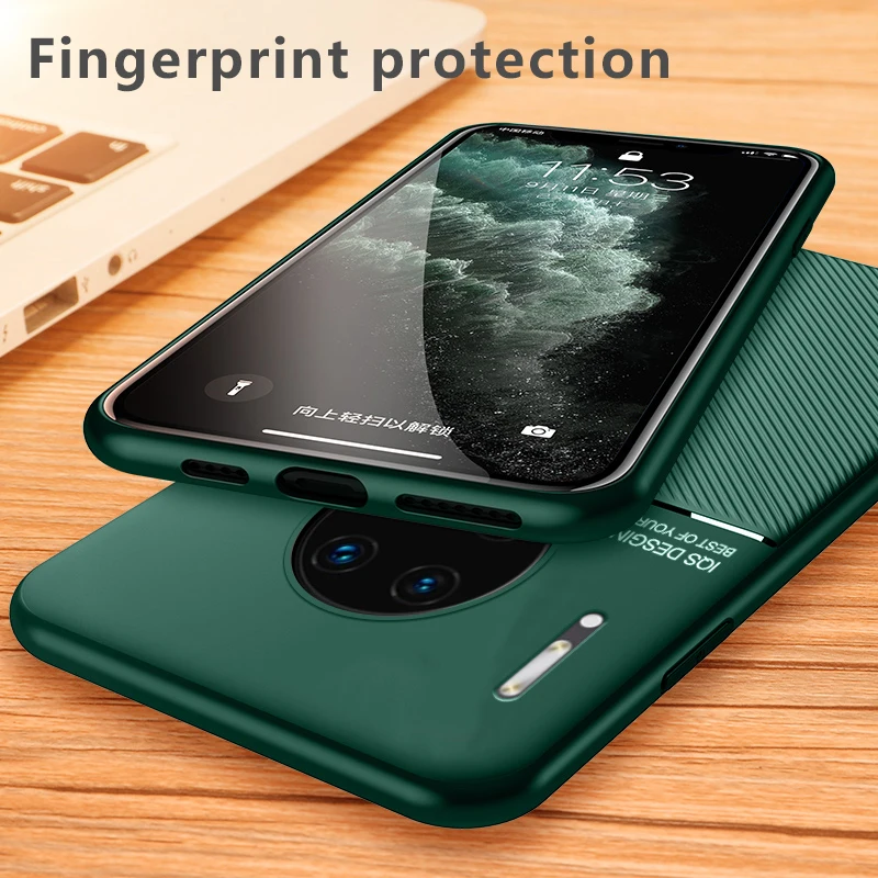 Роскошный силиконовый автомобильный Магнитный чехол для телефона Huawei Mate 30 20X10 9 8