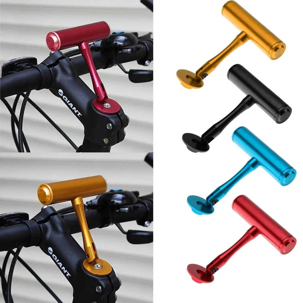 MTB Bike  Light Handle Bar Stem Extender Mount LED Lamp Bracket Holder