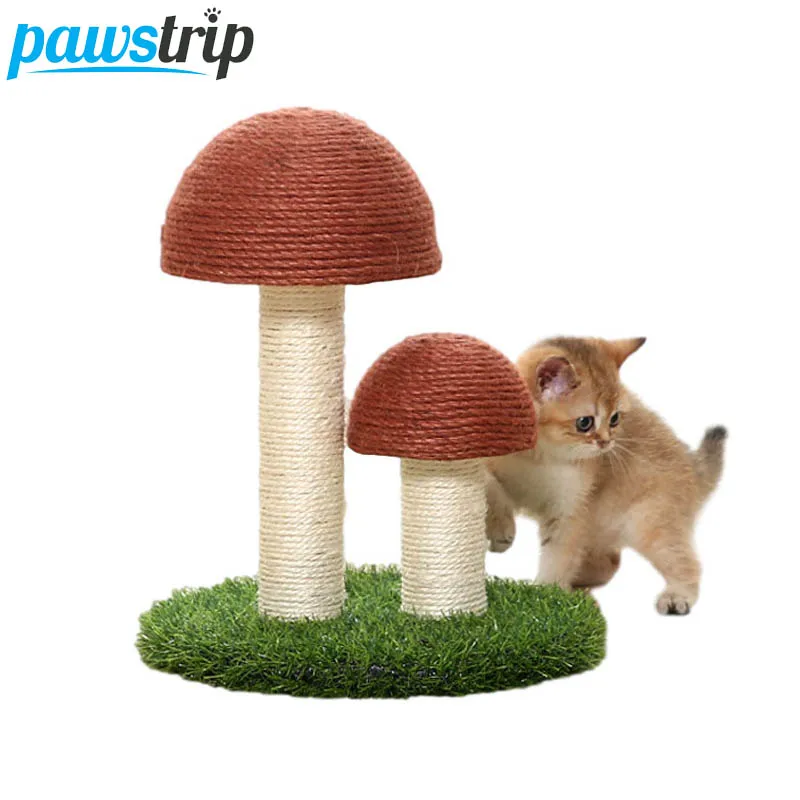 Оправа для когтеточки pawstrip кошек скалолазание дерево башня гриб дизайн защита